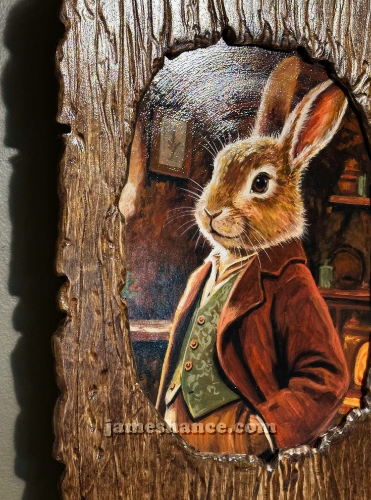 ウッドアート Thistlewick (Original Wooden Art) – Art by James Hance
