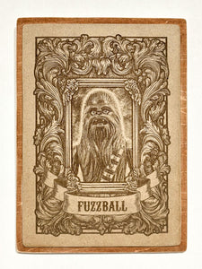 "Fuzzball" - Wooden Wall Art