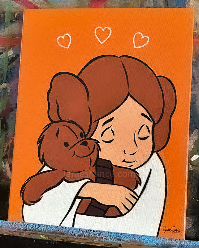 We'll Be Alright (Wookiee the Chew - Original Painting)