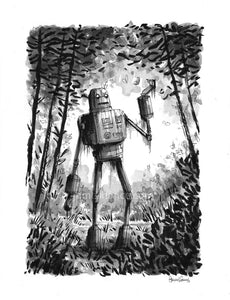 Lost Robot 0011 (Signed Print)