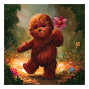 Flower (Wookiee the Chew - 11"x11")