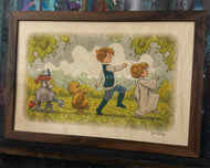 Framed Wood Print - "A Most Bold Adventure" (Wookiee the Chew)