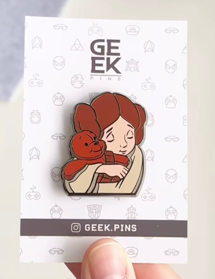 “The Princess & Chew” Enamel Pin