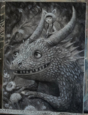 Two Drifters Off To See The World (Original Painting)