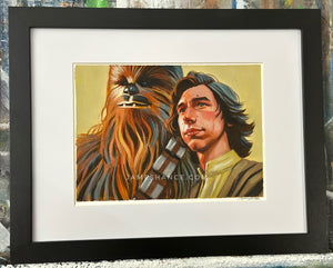 You Said It, Chewie… (Original Framed Painting)