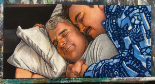 Between Two Pillows (Original Painting)