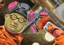 Breaking Beaker (Original Framed Painting)