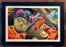 Breaking Beaker (Original Framed Painting)