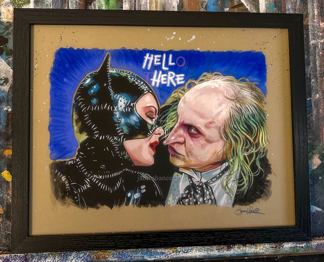 A Thorn In Both Our Sides (Inktober 2024 Day 25 - Original Framed Painting)