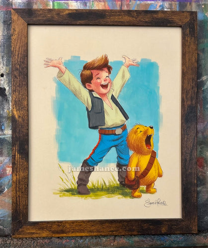 Rebel Yell (Wookiee the Chew - Original Painting)