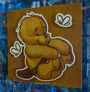 "Chew" (Wookiee the Chew) - Wooden Wall Art