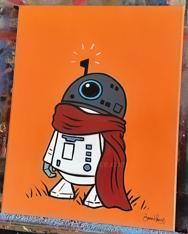 Droidlet (Wookiee the Chew - Original Painting)