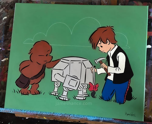 I'll Most Likely Lose It Again, Anyway (Wookiee the Chew - Original Painting)