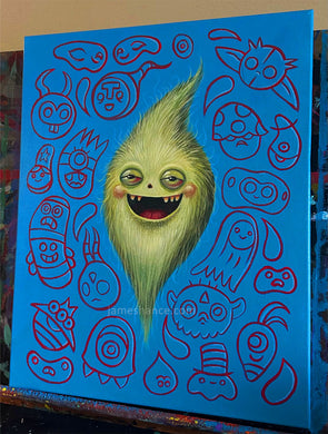 I Don't Mean To Be Weird (Original Painting)