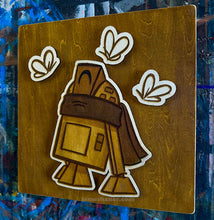 "Droidlet" (Wookiee the Chew) - Wooden Wall Art