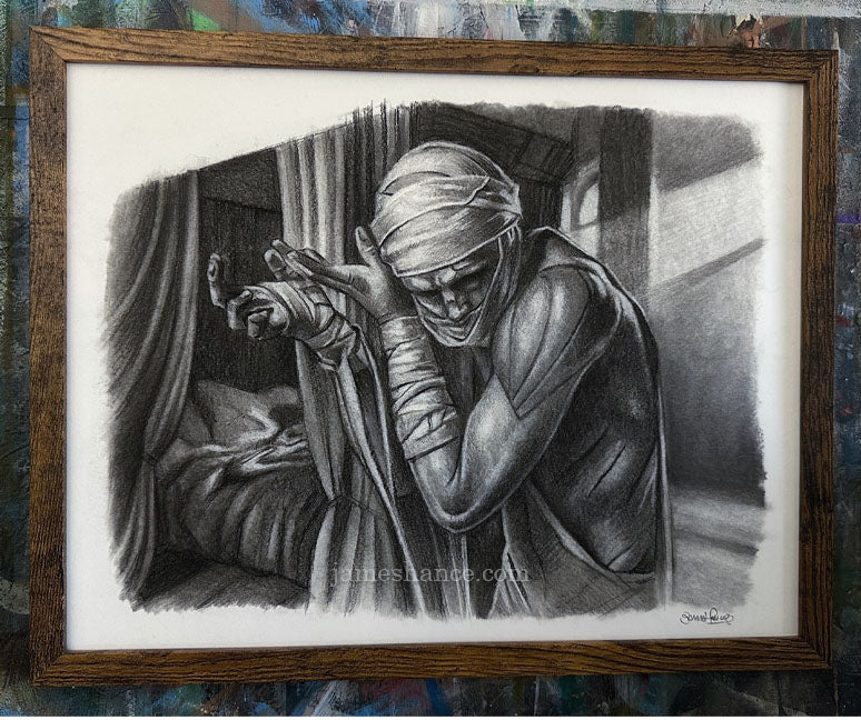 First Steps (Original Framed Drawing)