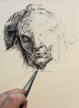 The Faun (Original Framed Painting)