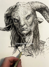 The Faun (Original Framed Painting)