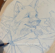 Nibs Hedgehopper (Original Wooden Art)