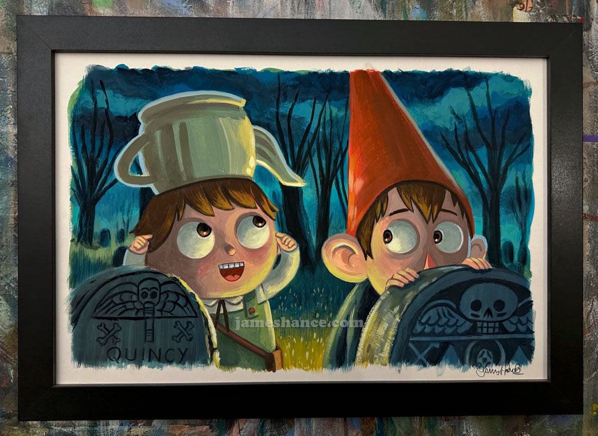 Greg & Wirt (Inktober 2025 Day 28 - Original Painting)