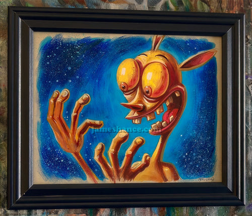 These Dirty Hands! (Original Framed Painting)