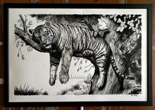 Hangin' Around (Original Framed Painting)