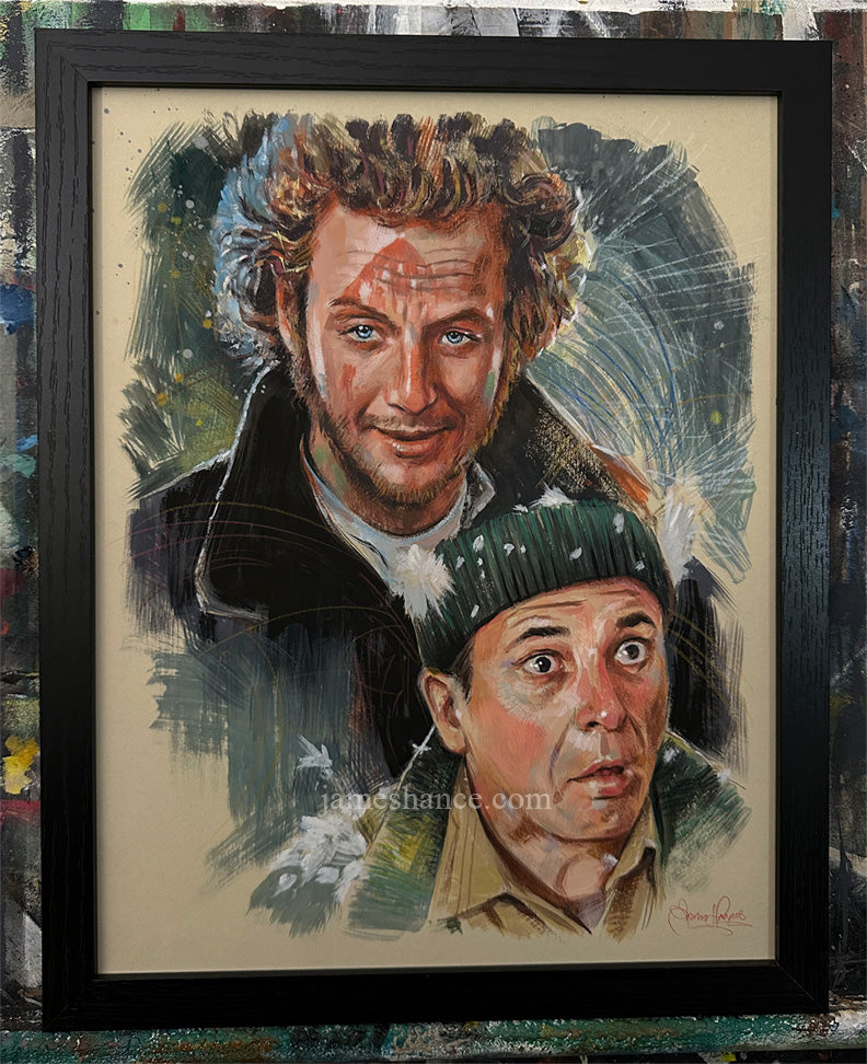 Harry & Marv (Original Framed Painting)