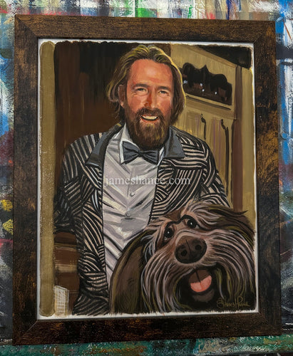 Jim & Sprocket (Original Framed Painting)