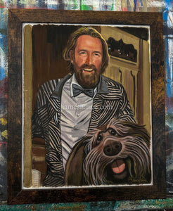 Jim & Sprocket (Original Framed Painting)