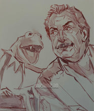 Kermit & Vincent (Original Framed Painting)
