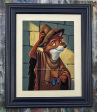 Keep Your Chin Up (Inktober 2025 Day 1 - Original Framed Painting)