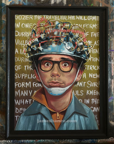 Keymaster (Original Framed Painting)