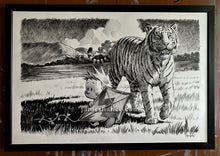 Let's Go Fly A Kite! (Original Framed Painting)