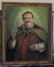 Lord Of The Shower Curtain Rings (Original Painting)