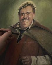 Lord Of The Shower Curtain Rings (Original Painting)