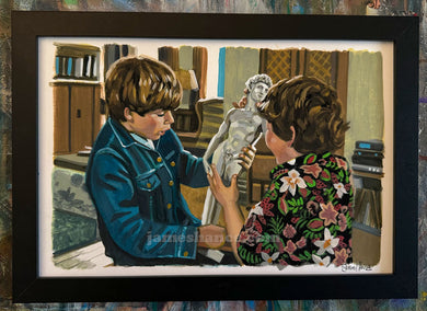 Mikey & Chunk (Inktober 2025 Day 24 - Original Painting)