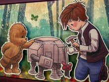 "I'll Most Likely Lose It Again, Anyway" (Wookie the Chew) - Framed Wooden Wall Art