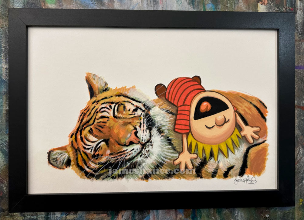 There's Never Enough Time To Do All The Nothing You Want (Inktober 2025 Day 26 - Original Painting)