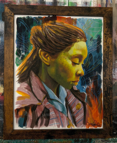 Not That Girl (Original Framed Painting)
