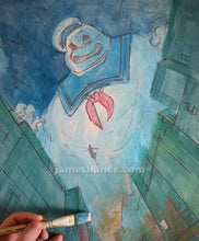 Puft Vs. Parker (Original Painting)
