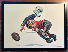 Rebel Scrum (Original Framed Painting)