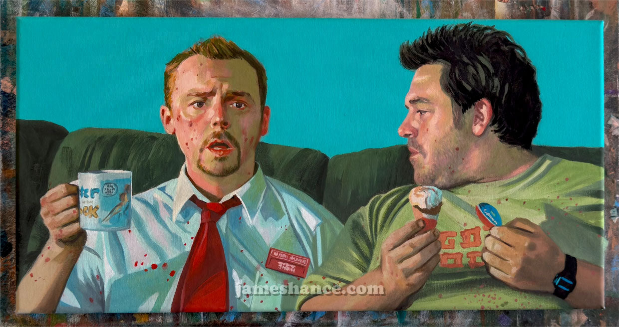 You've Got Red On You (Inktober 2025 Day 7 - Original Painting)