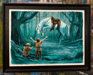 Sadness, No More (Original Framed Painting)