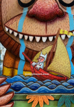 "Max Sails Home" - Wooden Automaton