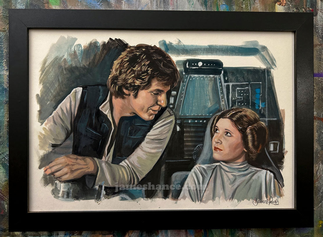 The Scoundrel & The Princess (Inktober 2025 Day 29 - Original Painting)