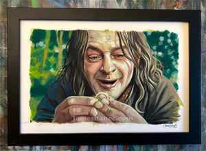 Sméagol (Inktober 2025 Day 13 - Original Painting)