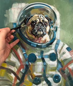 Let Me Play Among The Stars (Original Painting)