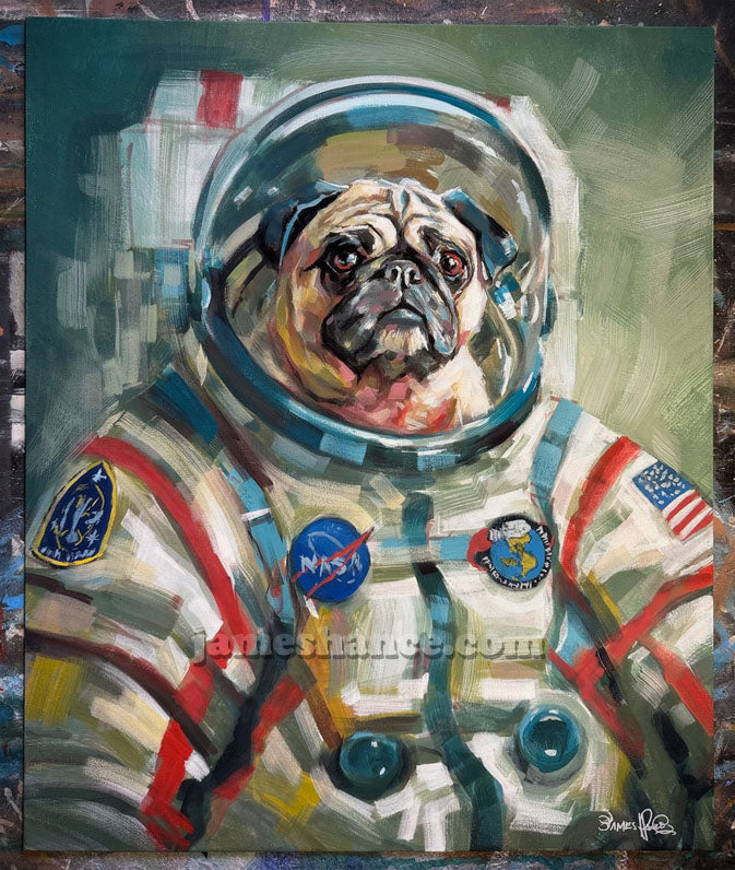 Let Me Play Among The Stars (Original Painting)