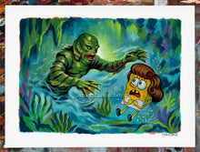 The Creature From Bikini Bottom (Inktober 2026 Day 30 - Original Painting)