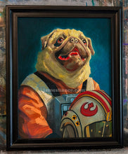 Standing By... (Original Framed Painting)
